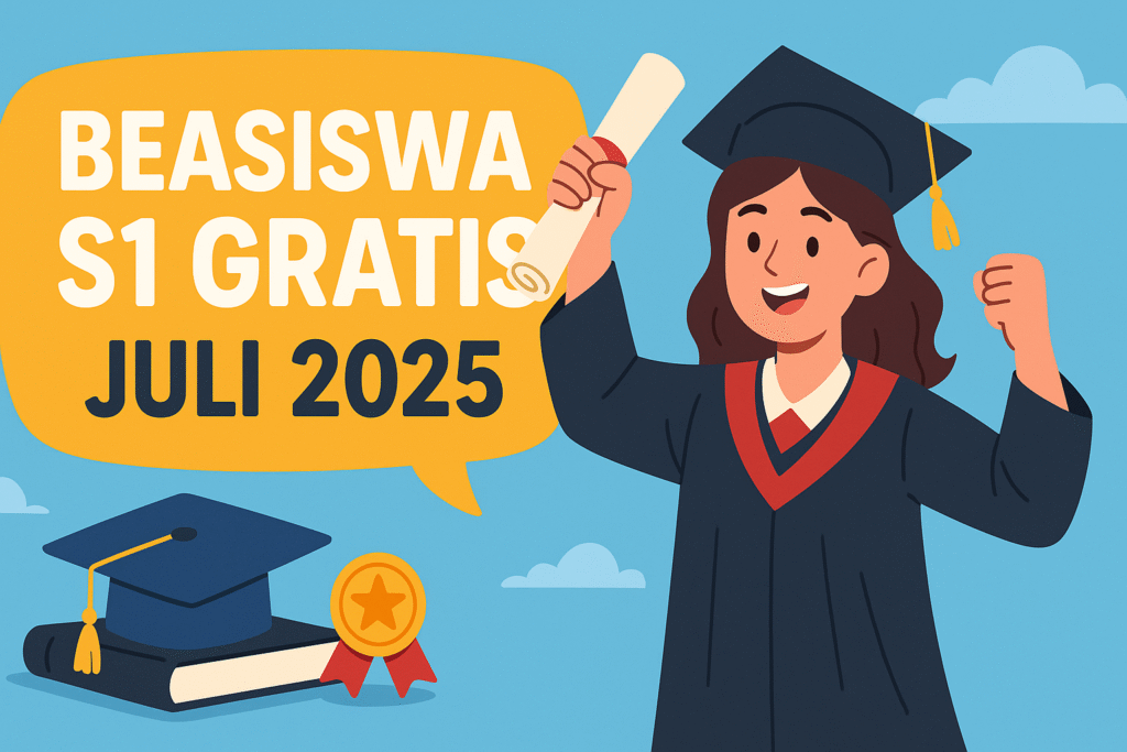 Beasiswa S1 Gratis Juli 2025